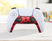 Playstation 5 - Controller - Front Cover - Camo Red - Rood - Bescherming - Front plate