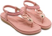 Sandalen - Dames - Somme Bohemian - Met Zacht Voetbed -  Roze - Maat 42