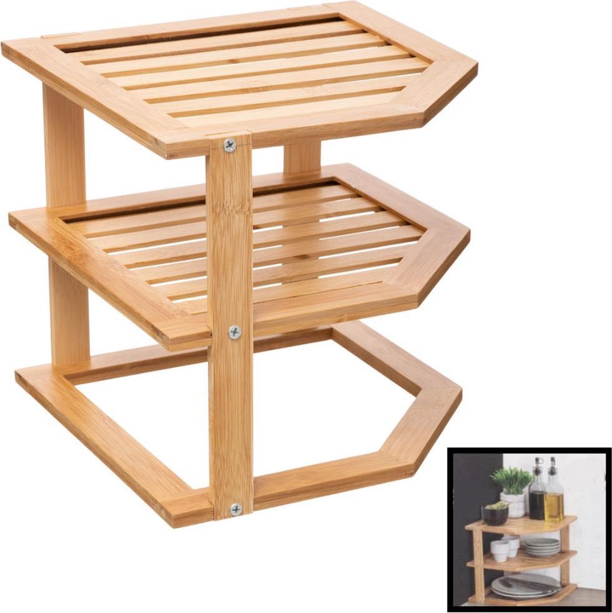 Support de rangement pour Cuisine 2 couches Decopatent ® - Support debout 2  niveaux 