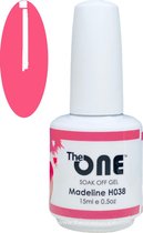 The One Pro - Gellak 15ml - kleur Madeline Roze H038