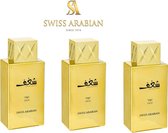 Swiss Arabian Shaghaf Oud - 3 Stuks -  eau de parfum spray 75 ml
