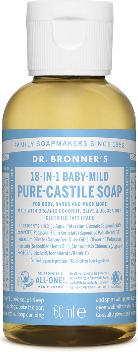 Dr Bronners - magic zeep Baby mild (60ml)