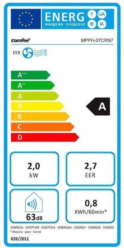 Mobiele airco 7000 BTU kopen - Airco 7000 BTU - €190 euro