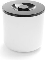 Veluw® IJsemmer met Deksel - Dubbelwandige IJsemmer Kunststof - Wit - 10 Liter - Ø29,2x(H)22cm