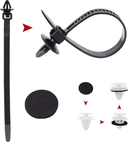 BGS Assortiment bevestigingsclips voor Mercedes-Benz 270 delig