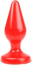 I Love Butt - Klassieke Buttplug - XL - rood