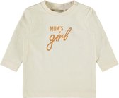 Name it Newborn Tshirt Kathe 'Mums Girl Whitecap Grey - 68