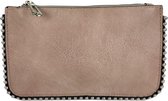 Clutch Flora & Co beige taupe