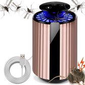 B-care Ultrasone Ongedierte Verjager -  Tegen Muizen en Ratten - 2 in 1 - Luxe Elektrische Muggenlamp - UV - Elektrische Muggen en Ongediertevanger - Geluidloos - Muggenvanger - In