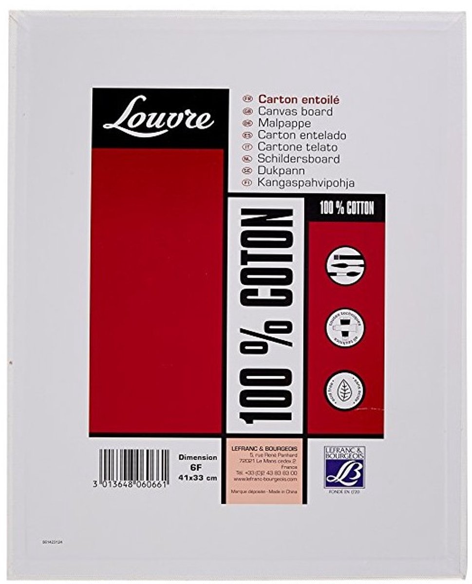 Louvre Canvas Board 30x30