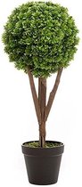 BUXUS op stam - kunstplant - hoogte 51 cm