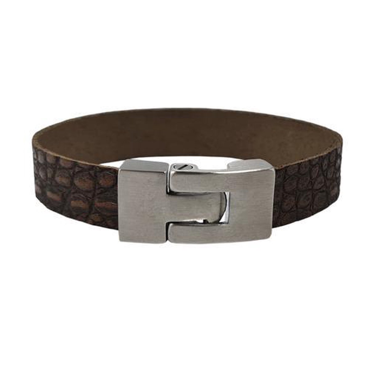 As armband Brown Croco - 16cm