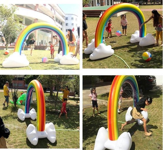Regenboog Sprinkler - Waterspeelgoed voor kinderen - Opblaasbaar - Speelgoed  - Vanaf... | bol.com