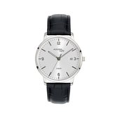 Heren horloge met saffier glas zilverkleurig van het merk Adora-AS4569