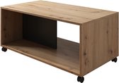 Salontafel Penelope - Eiken - Zwart - 92 cm