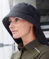 Myrtle Beach - Functionele hoed met nekbescherming - One Size - Navy.