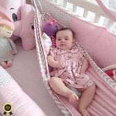 Baby hangmat - Draagbaar uniseks hangbed - Babyschommel - Kraamcadeaus - Baby geschenksets - Hangmat Box - Babyshower  Roze