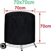 70 x 70 CM BBQ Beschermhoes - Barbecue Hoes - Bbq hoes - Cover - Zwart