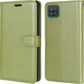 Mobigear Wallet Bookcase Hoesje - Geschikt voor Samsung Galaxy A12 / M12 - Groen