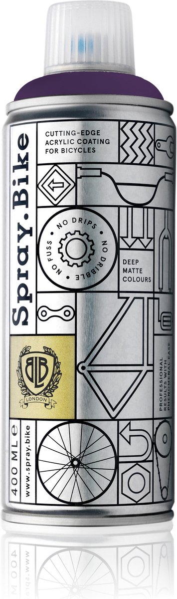 Spray.Bike Nightshade Collection - Spuitbus Fiets Verf - 400ml - Elderberry donkerpaars