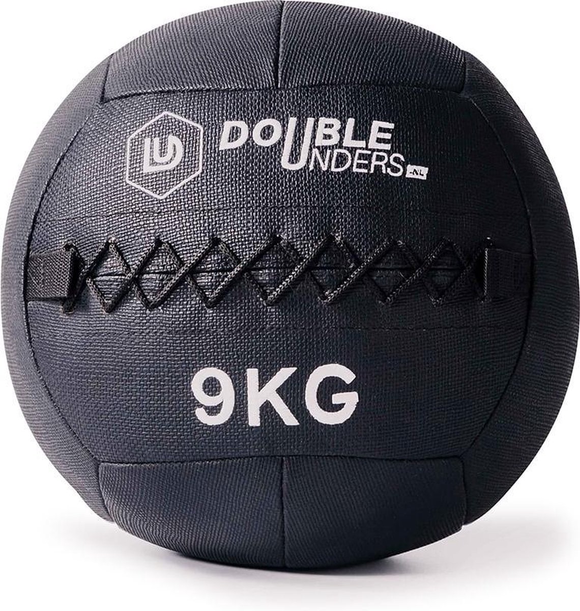 DoubleUnders - Wall ball 9kg zwart - Professionele wall ball voor Crossfit