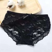 Gading® Sexy Dames Onderbroeken Zomer -lace Ondergoed- Kant Slips -4 pack- S/M - zwart
