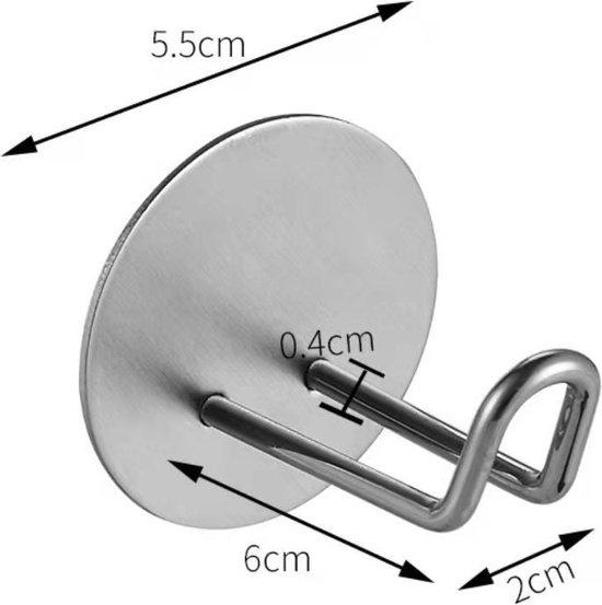 Los sessie Fysica Zelfklevende Handdoekhaakjes - 3 Stuks - Badkamer- Zilver - kapstok- jas-  en wandhaak... | bol.com