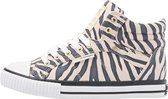 DEE Dames sneakers hoog - Zebra - maat 37