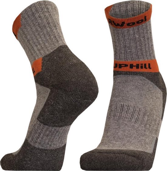 Uphillsport Sokken Hetta Summer Polyester Bruin/oranje Maat 35-38