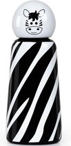 Lund London - Skittle Drinkfles Mini - Thermosfles - Dubbelwandig - 300 ml - Zebra