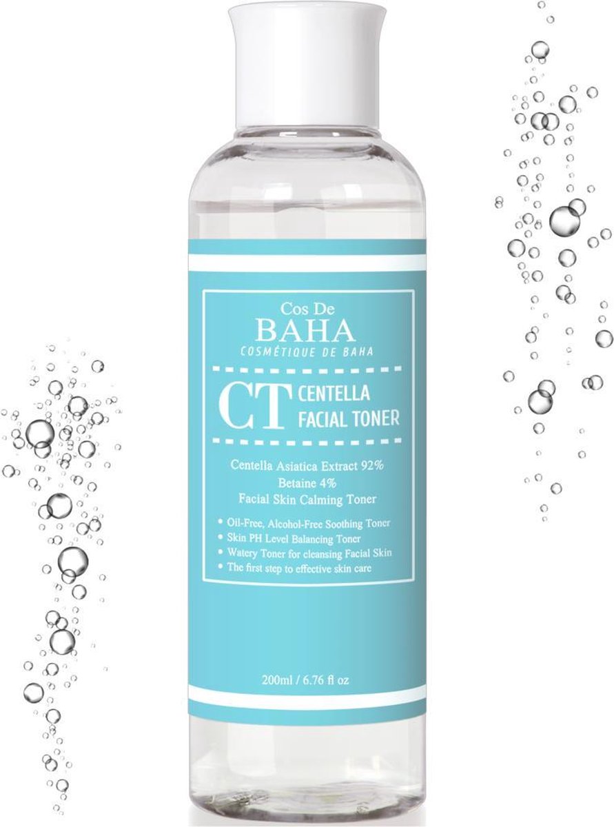 Cos de Baha CENTELLA Asiatica Recovery Toner for Face - Age Spot, Skin Tone, Firming, Soothing, Reduce Wrinkles, Acne Scar, Pimple, Witch Hazel Free, Korean Nature Skin Care