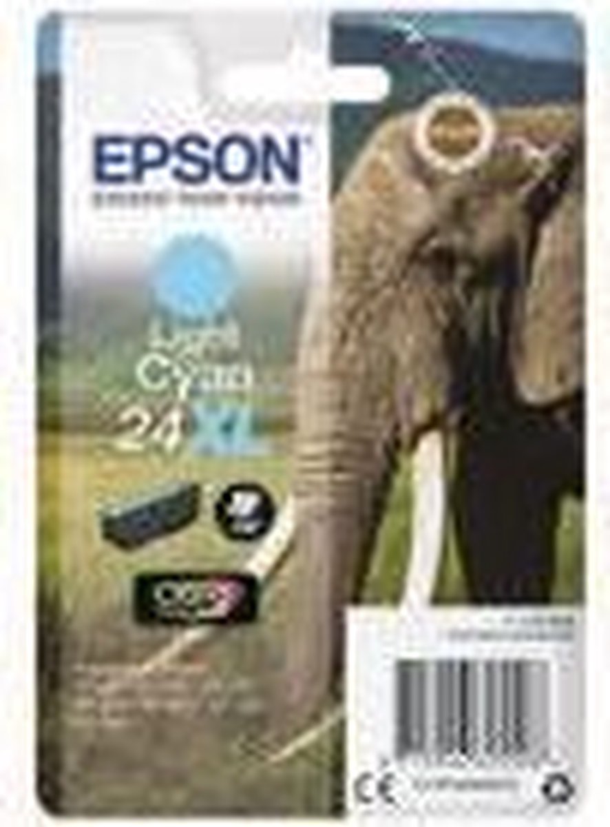 Epson cartridge 24XL Claria Photo HD Ink (Licht cyaan)