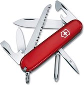 Victorinox zakmes Hiker (13 functies, houtzaag, Philips-schroevendraaier, tandenstoker) rood