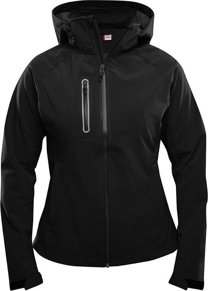 Clique Milford Softshell Ladies Zwart maat XXL