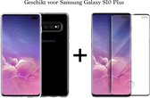 Samsung S10 Plus Hoesje - Samsung Galaxy S10 Plus hoesje transparant siliconen case hoes cover hoesjes - Full Cover - 1x Samsung S10 Plus screenprotector