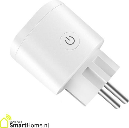 Wifi stekker schakelaar met stroomverbruik meter - Slimme stekker - smart plug met energieverbruik meter