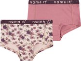 NAME IT NKFHIPSTER 2P DECO ROSE FLOWER Meisjes Onderbroek - Maat 122-128