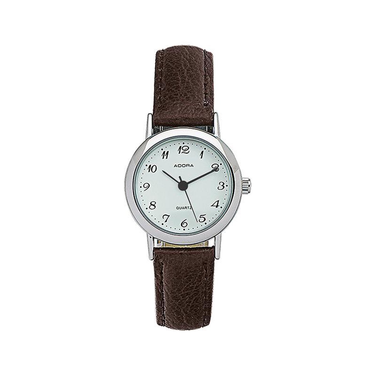 Mooi adora dames horloge met bruin leren band AB6295