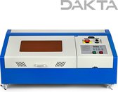 Dakta® Graveermachine | Mini DIY Laser | Graveren | Hoge snelheid desktop laser | Cutter | Snijder | Uitsnijder | Printer | Voor multifunctioneel gebruik | Papier, karton, hout, rubber, leer 