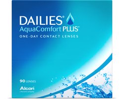 +3.75 - DAILIES® AquaComfort PLUS® - 90 pack - Daglenzen - BC 8.70 - Contactlenzen