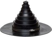 EPDM Heksenhoed - QuickSeam Pipe Flashing - 25-150mm - Zelfklevende manchette voor buisdoorvoeren - Kabeldoorvoer - Airco leidingen - Buisdoorvoer