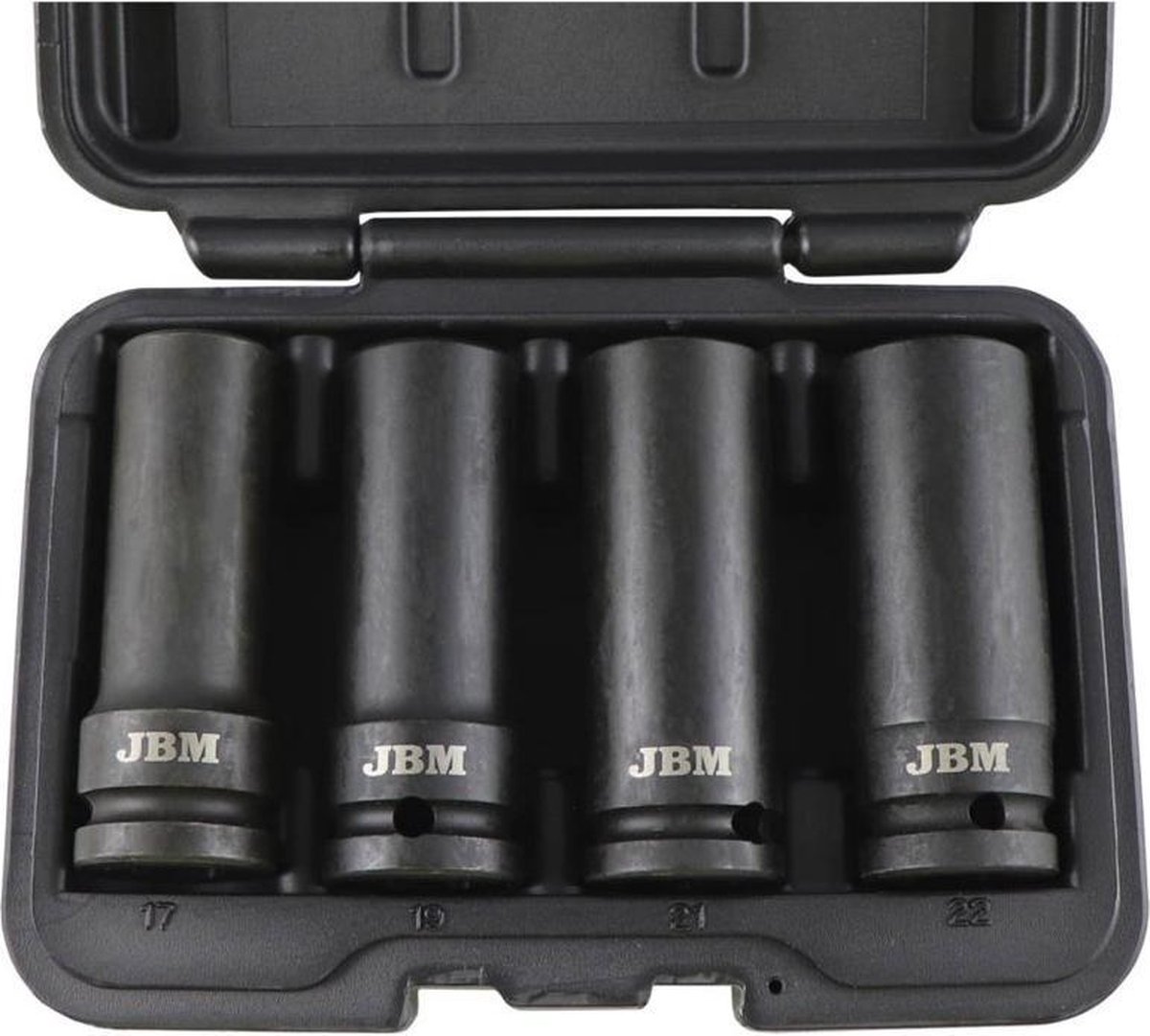 JBM Tools | Set van vandaalbestendige slag-koppen, 4-delig
