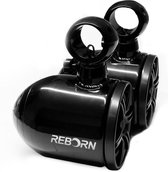 Reborn Tower Speaker - Tower Speakers - Boot Speakers - Marine Speakers - Wakeboard Tower - Waterdicht - Draaibare Speaker 360 Graden - (2 stuks) - Zwart