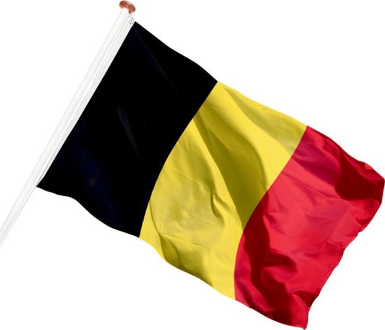 Belgische vlag - 150 x 250 CM - Stormvlag België