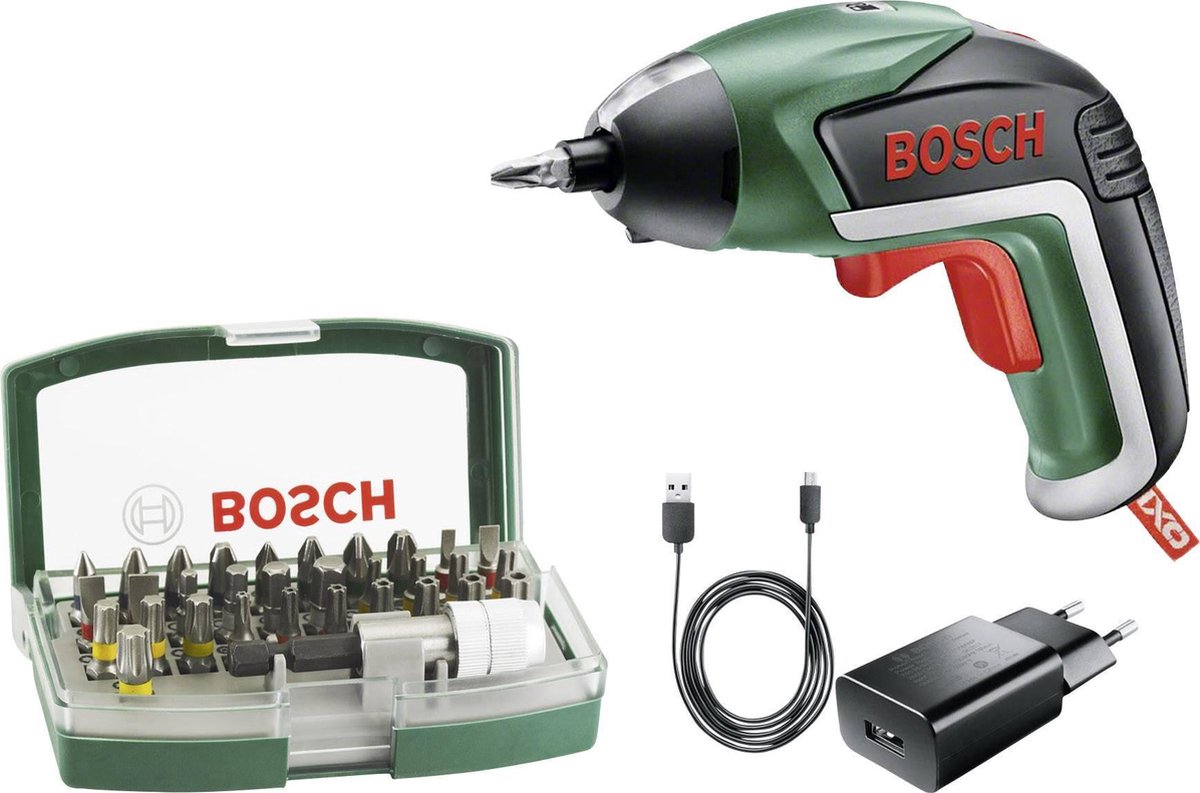 Bosch IXO V Basic Accu Schroefmachine - 3,6V - Incl. 32 accessoires | bol