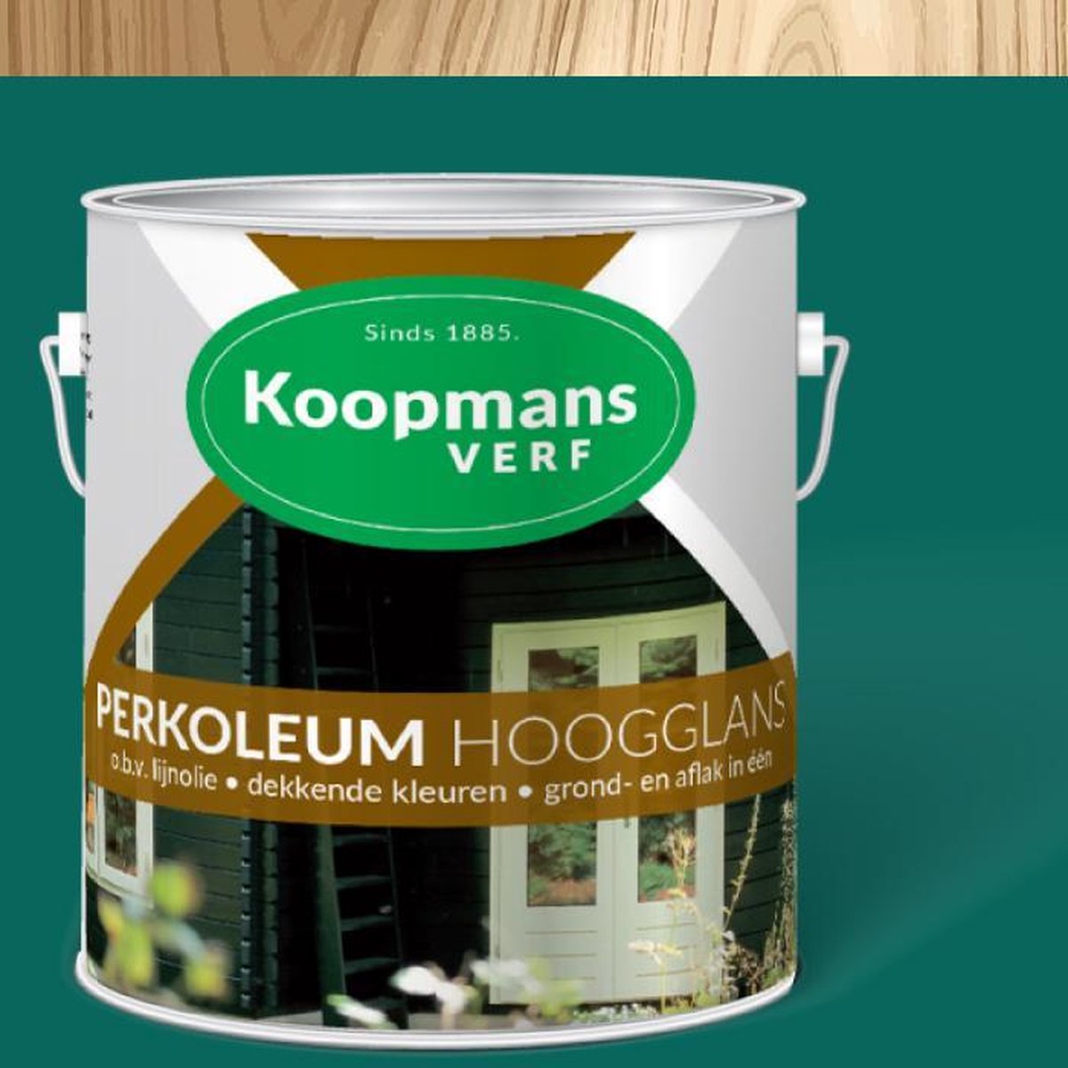 bijstand Kraan site Koopmans Perkoleum - Dekkend - 2,5 liter - Zeeblauw | bol.com
