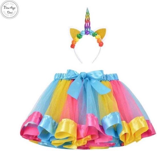 New Age Devi - Filles Tutu S 3 Mois - 2 Ans Couleurs Rok Exclusif Diadem Party Danse Rainbow Jupes Filles Vêtements Enfants Vêtements