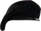 Soldaten baret zwart 61 cm