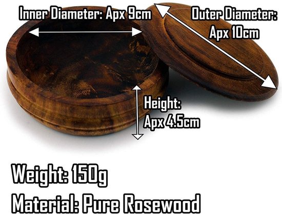 Complete scheerset voor mannen, Houten natscheerset voor mannen Veiligheidsscheermes-scheerborstelhouder, synthetische scheerkwast, kom en zeep (houten scheerset)