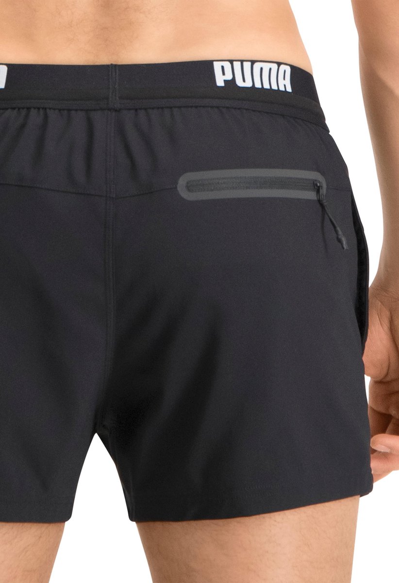PUMA Swim Logo Short Heren Zwembroek - zwart — afbeelding 9